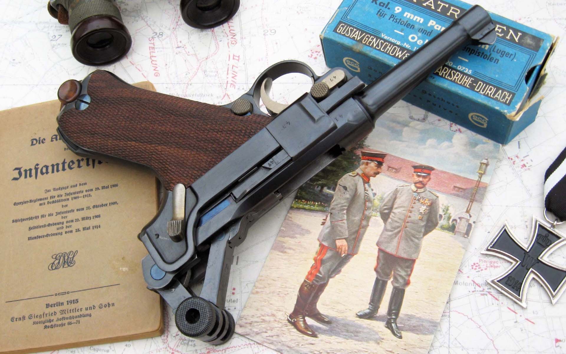 德国经典老枪鲁格手枪