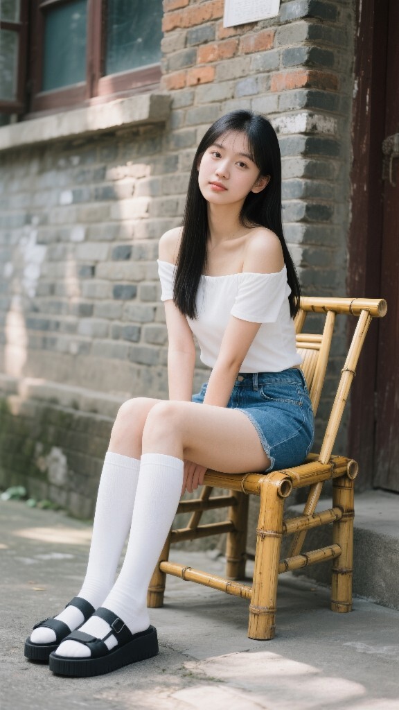 阳光漫过旧墙