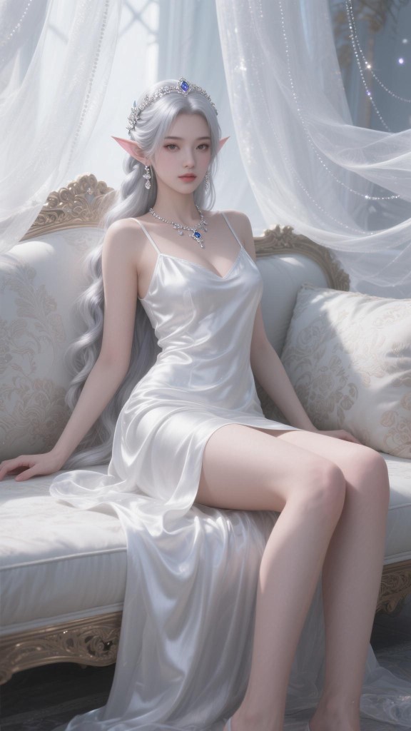 一袭白纱
