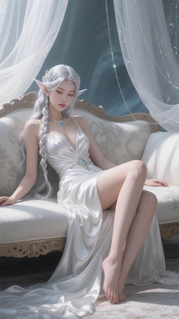 一袭白纱
