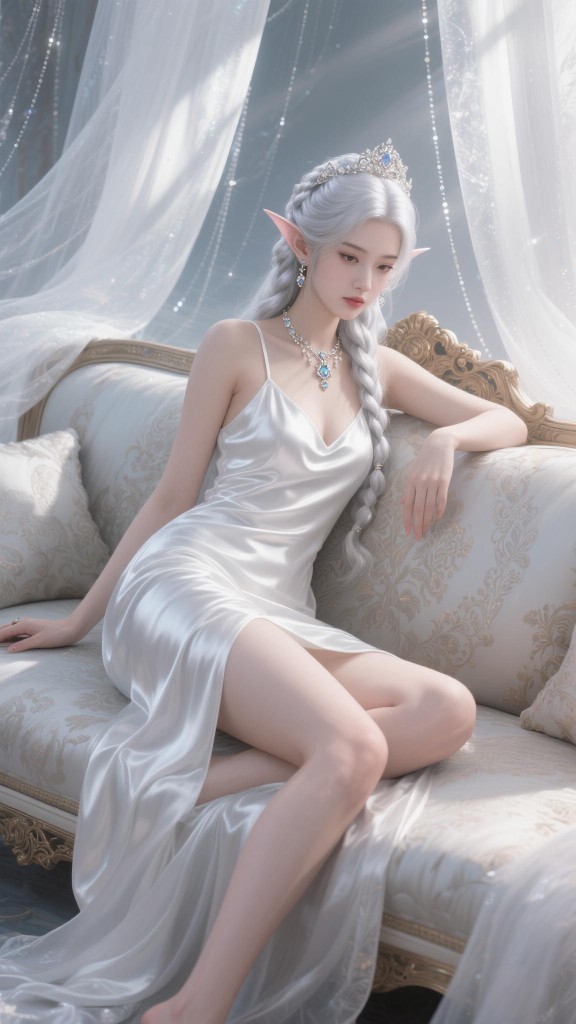 一袭白纱