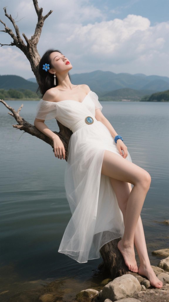湖畔微风