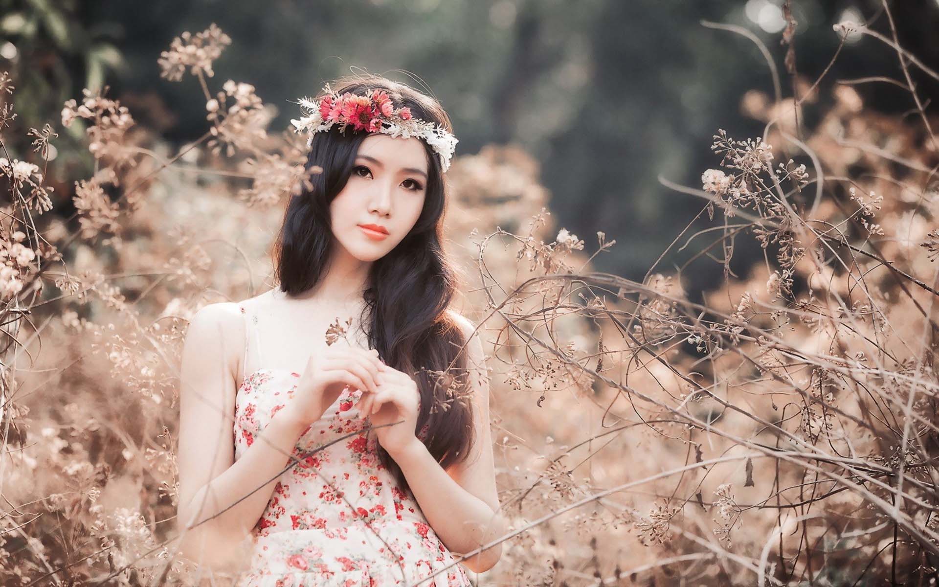 清新治愈养眼美女