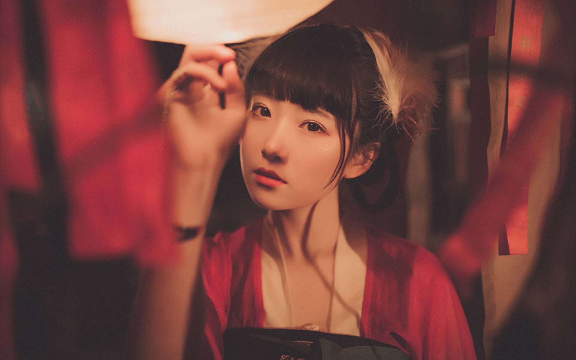 汉服清纯美女