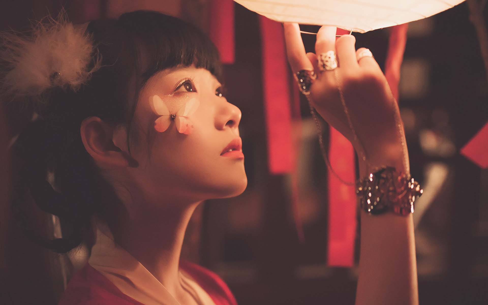 汉服清纯美女