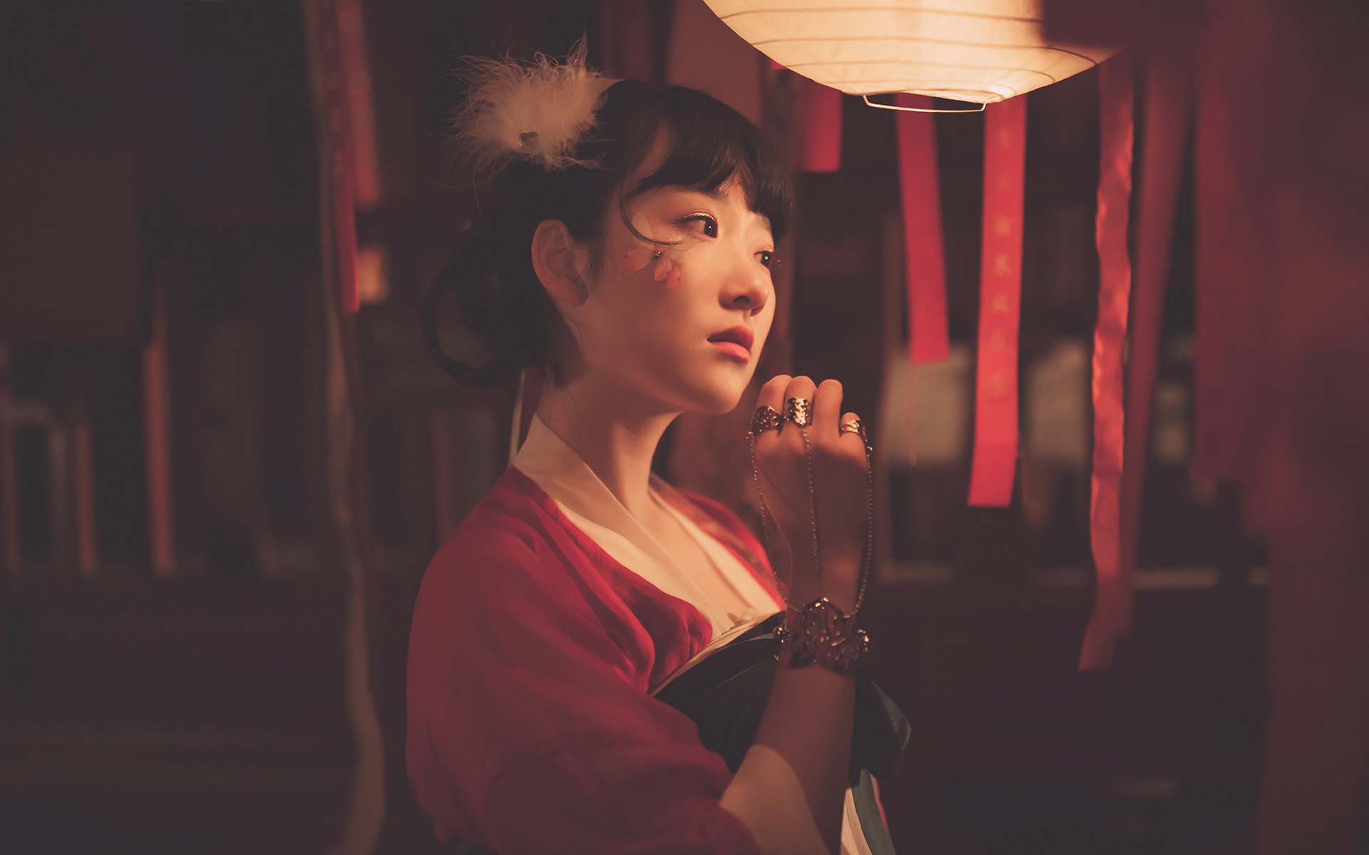 汉服清纯美女