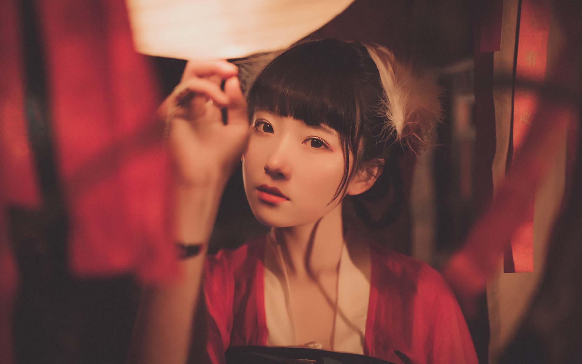 汉服清纯美女