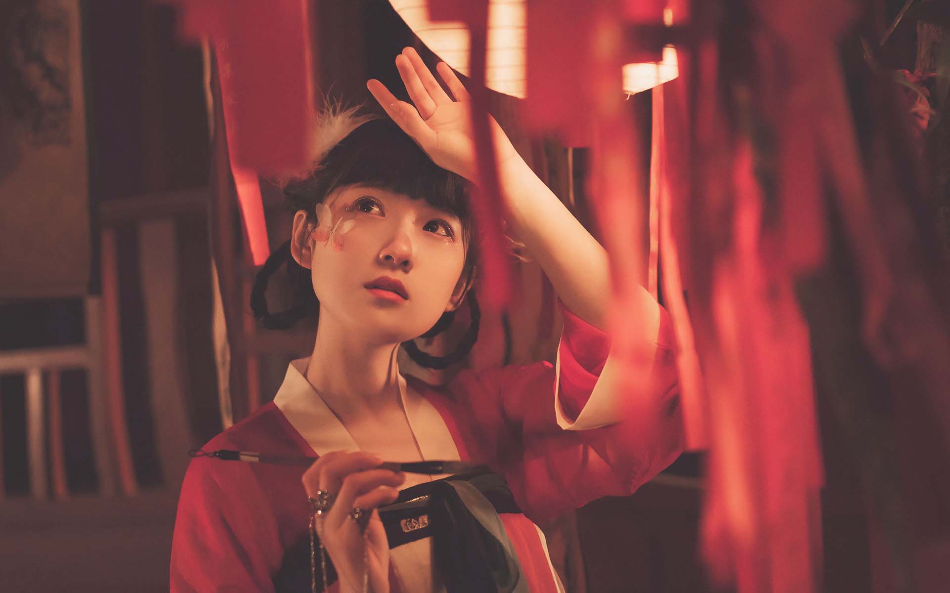 汉服清纯美女