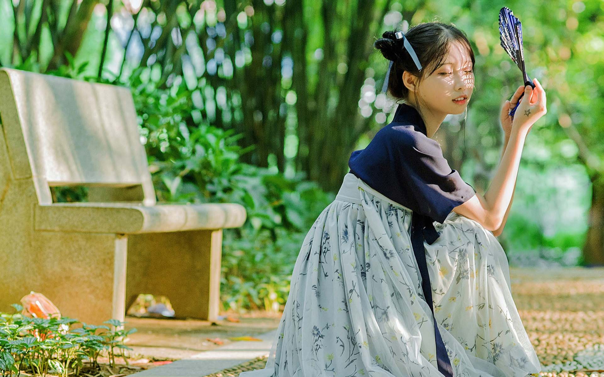 清新脱俗古装美女