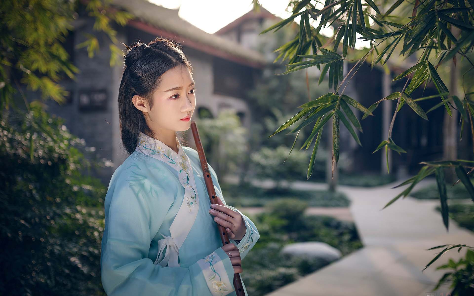 清新脱俗古装美女