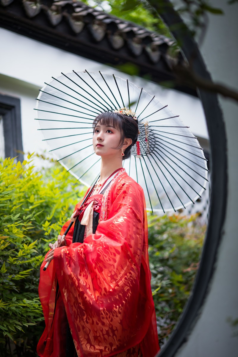 小懒—桂林公园古风少女