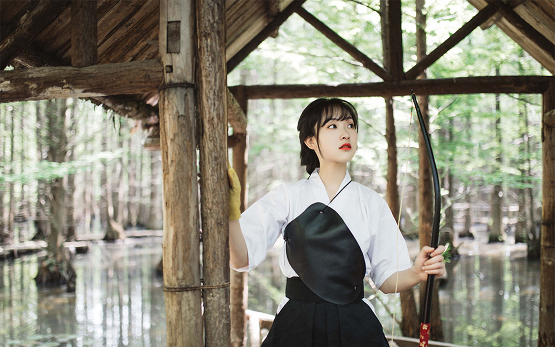 日系箭道美女