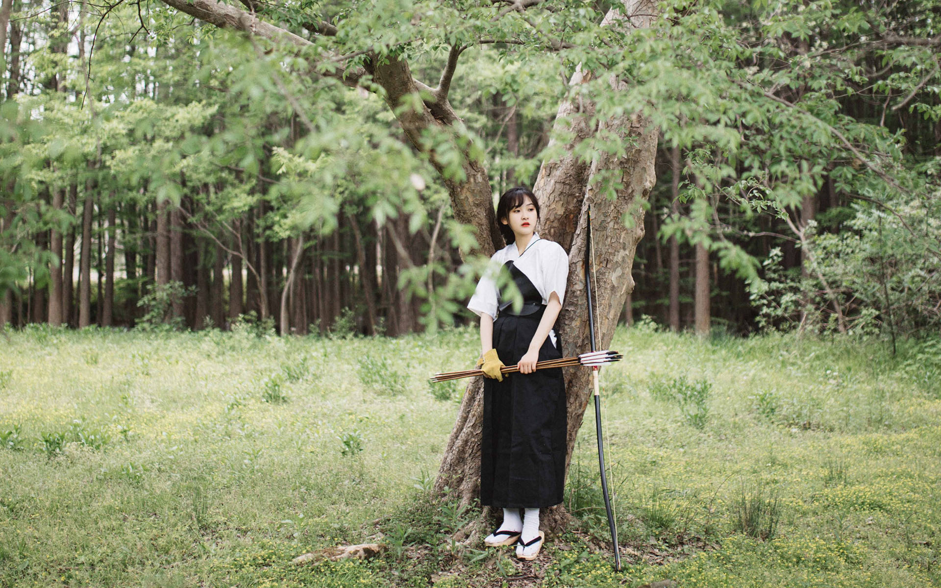 日系箭道美女
