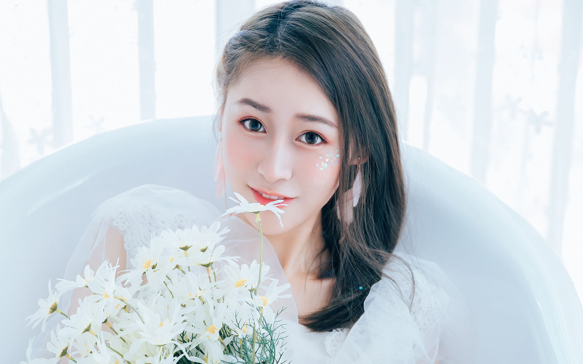 浴缸美女