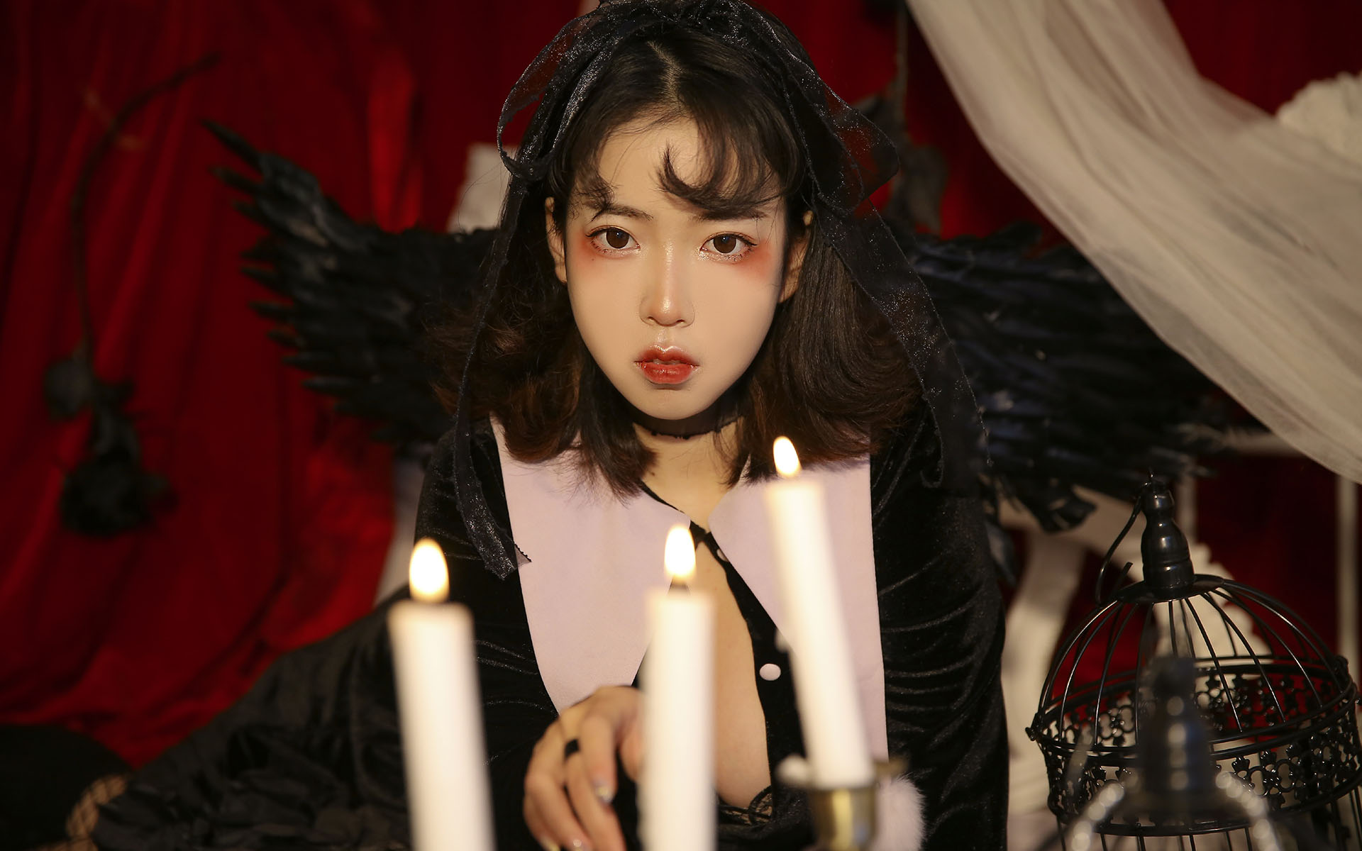 暗黑系萝莉美女