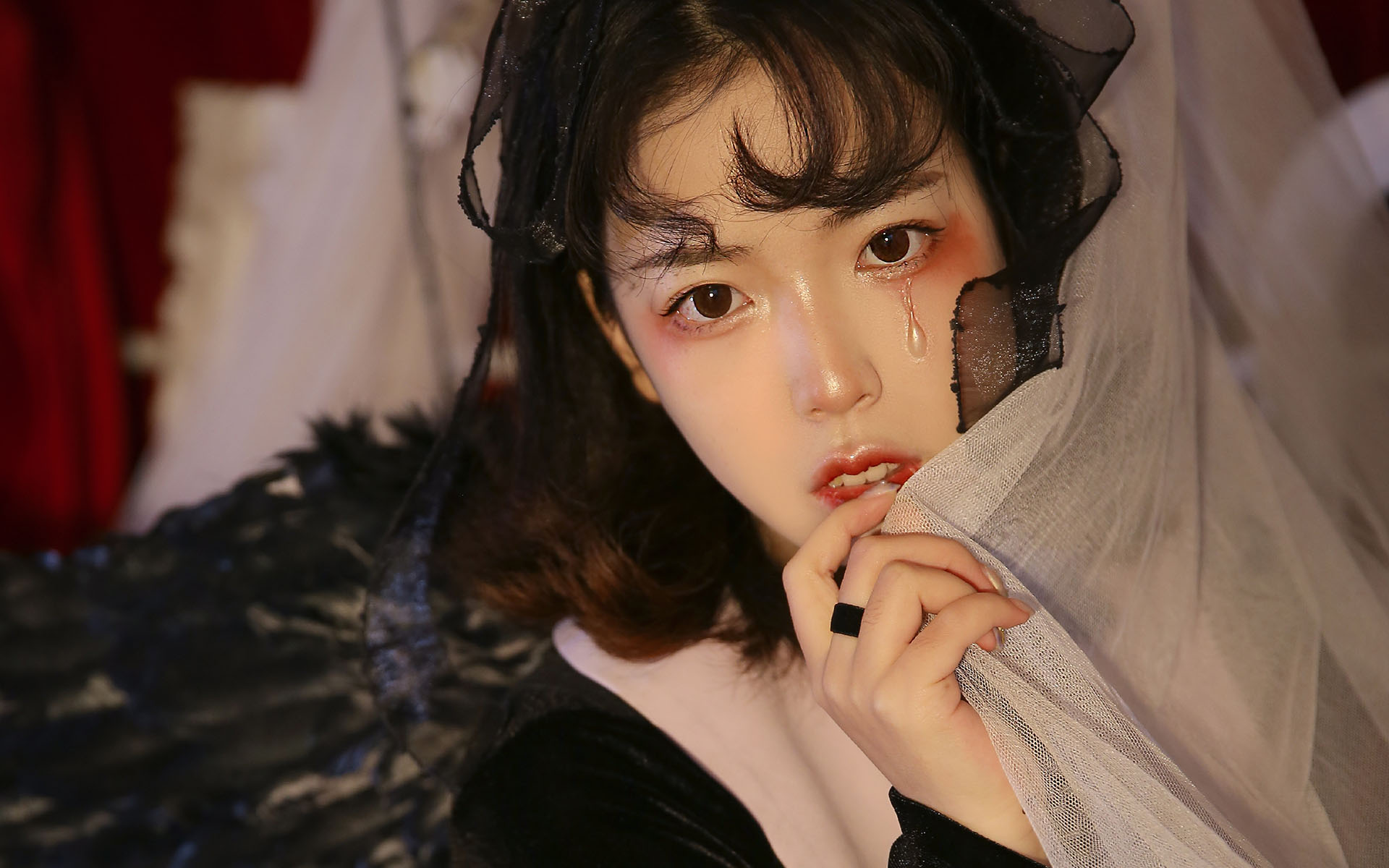 暗黑系萝莉美女