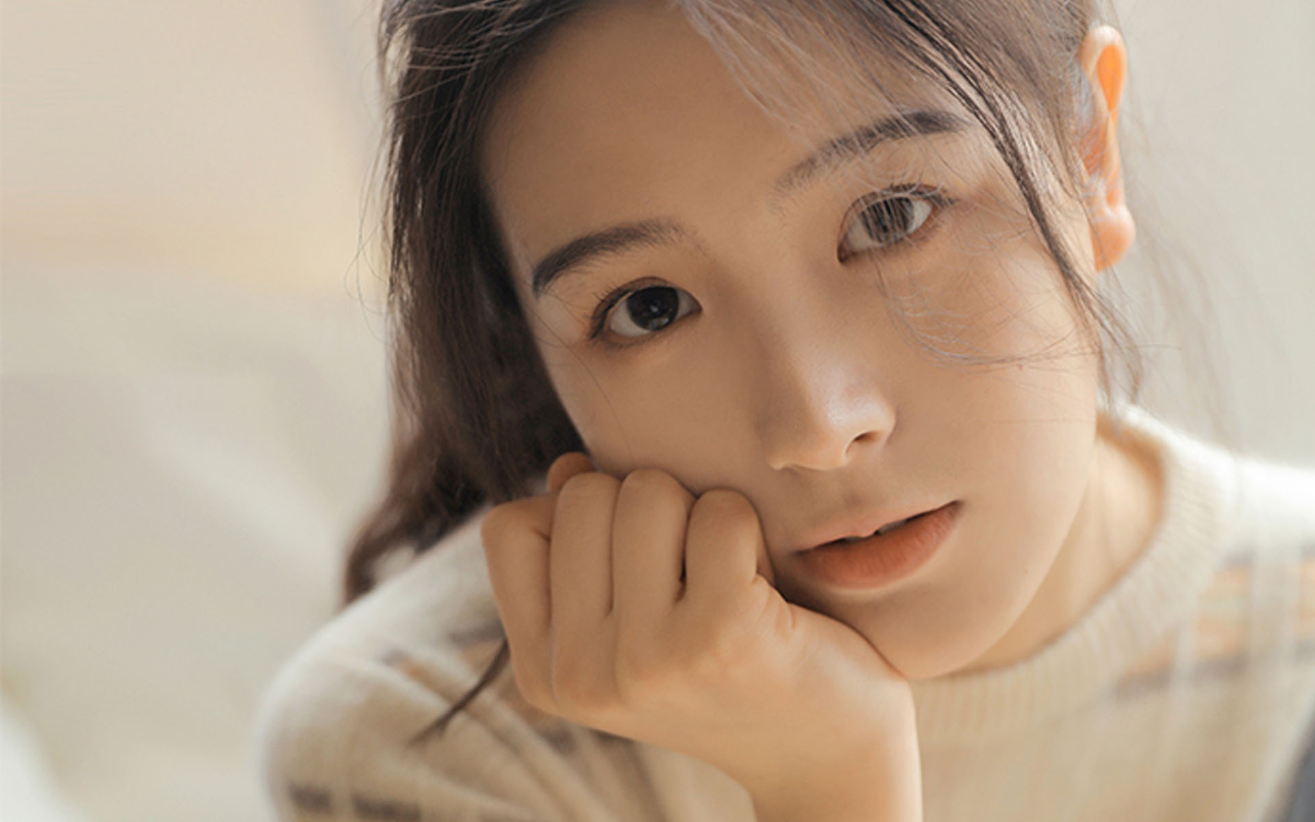 背带裤美女学生妹