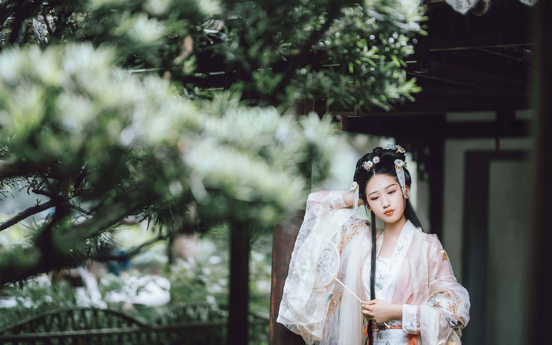 清纯仙气古风美女