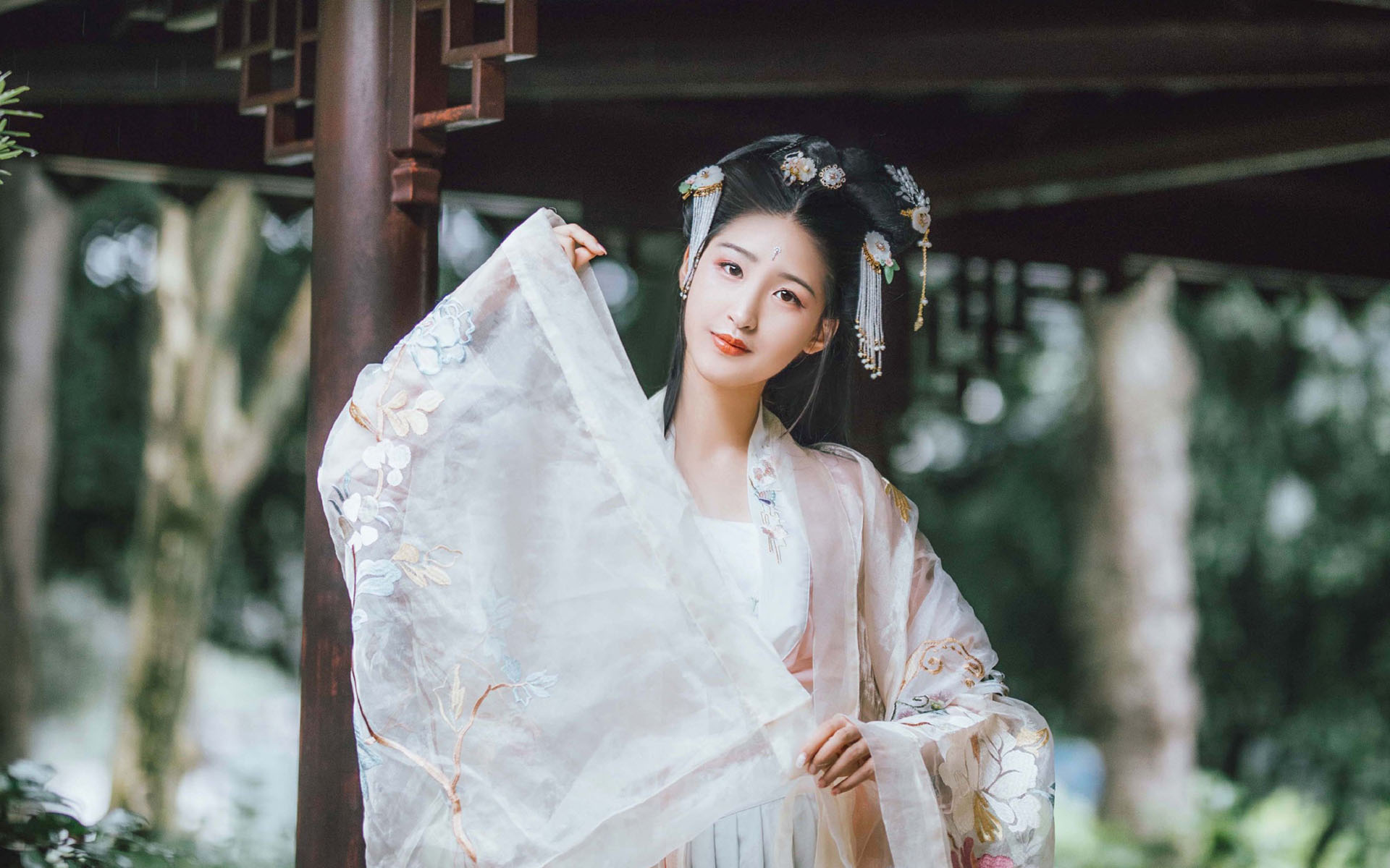 清纯仙气古风美女