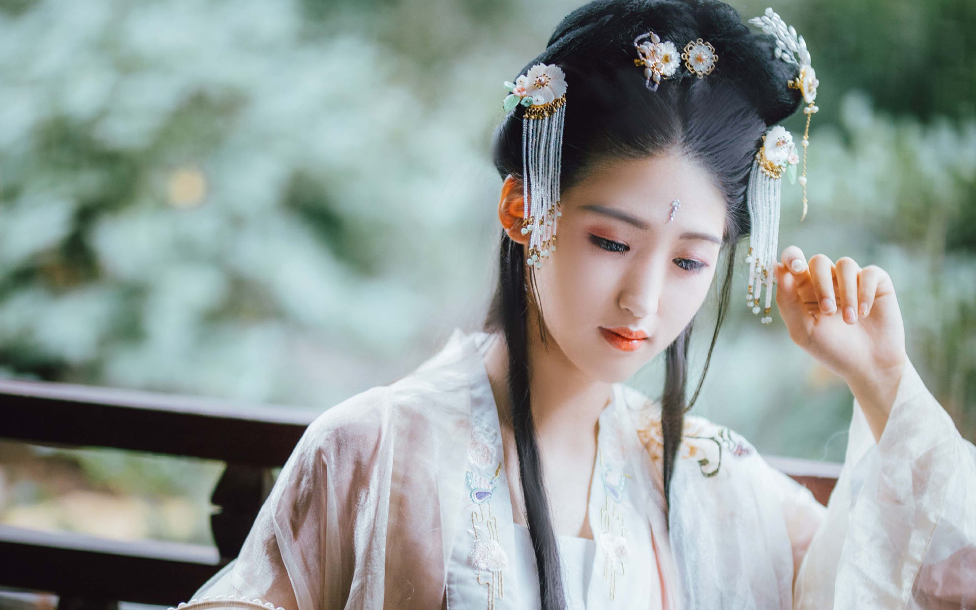 清纯仙气古风美女