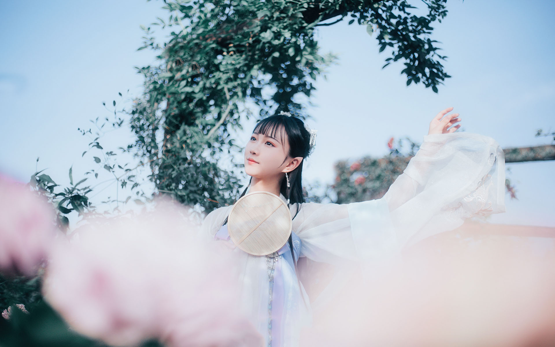 清纯仙气汉服美女