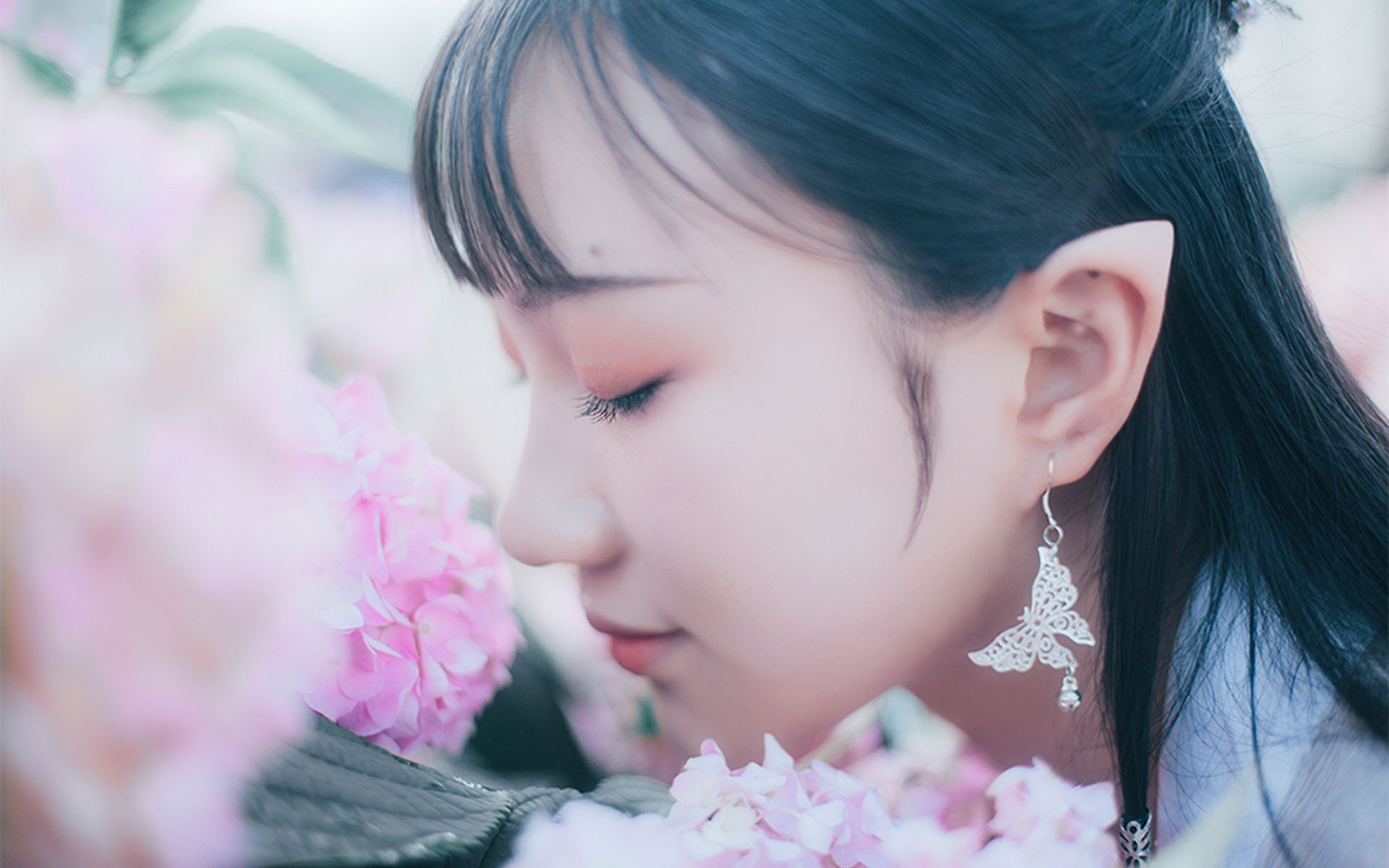 清纯仙气汉服美女