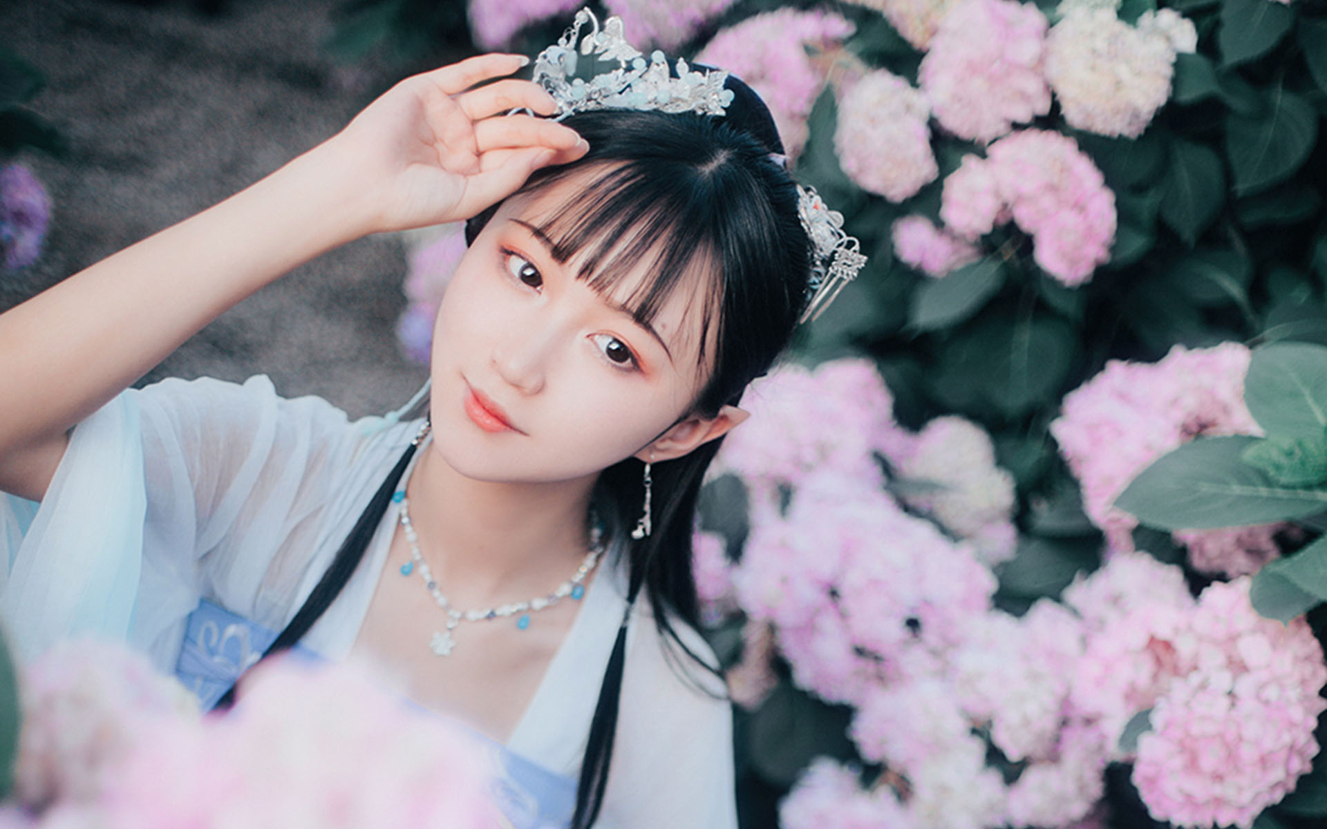 清纯仙气汉服美女