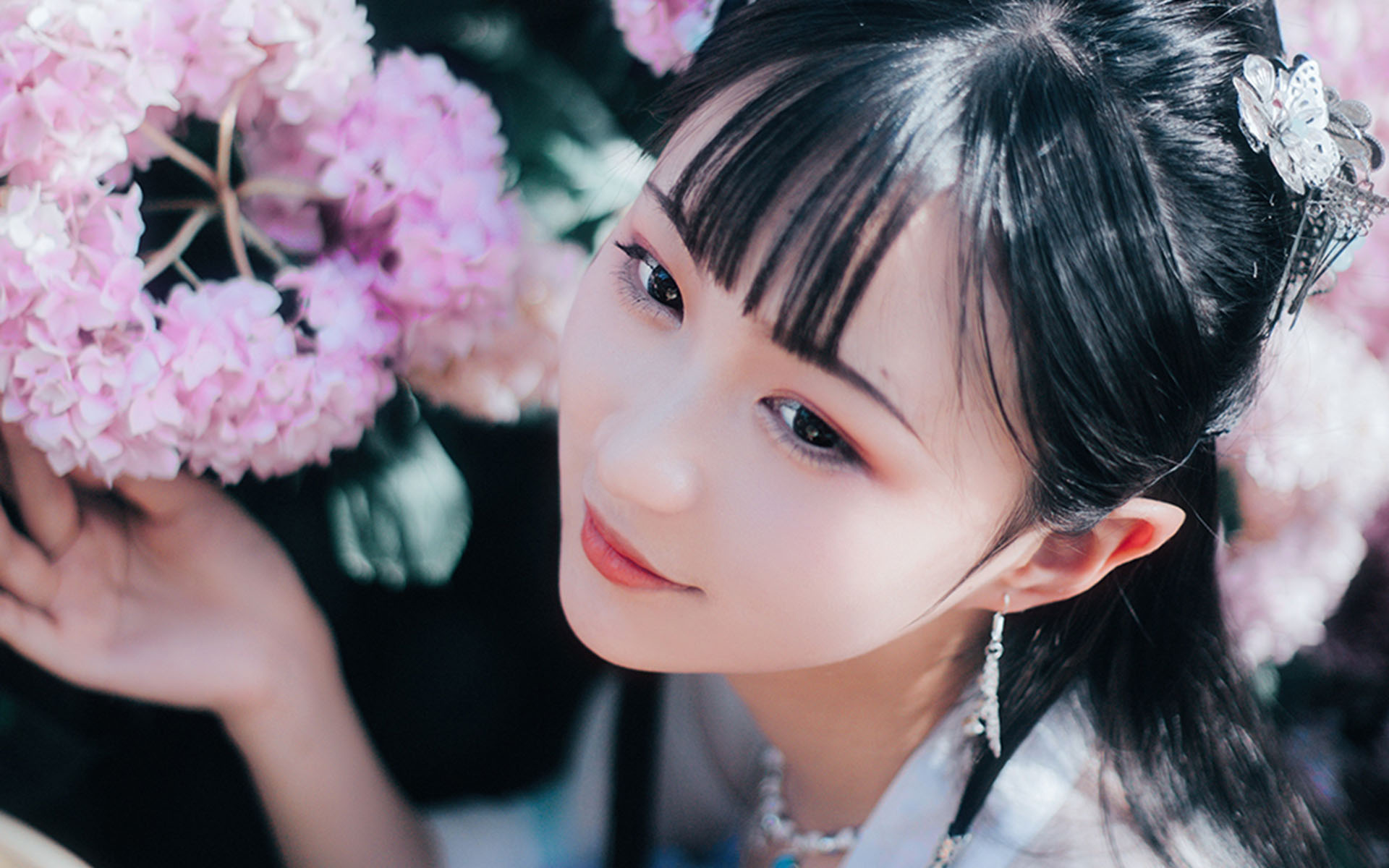 清纯仙气汉服美女