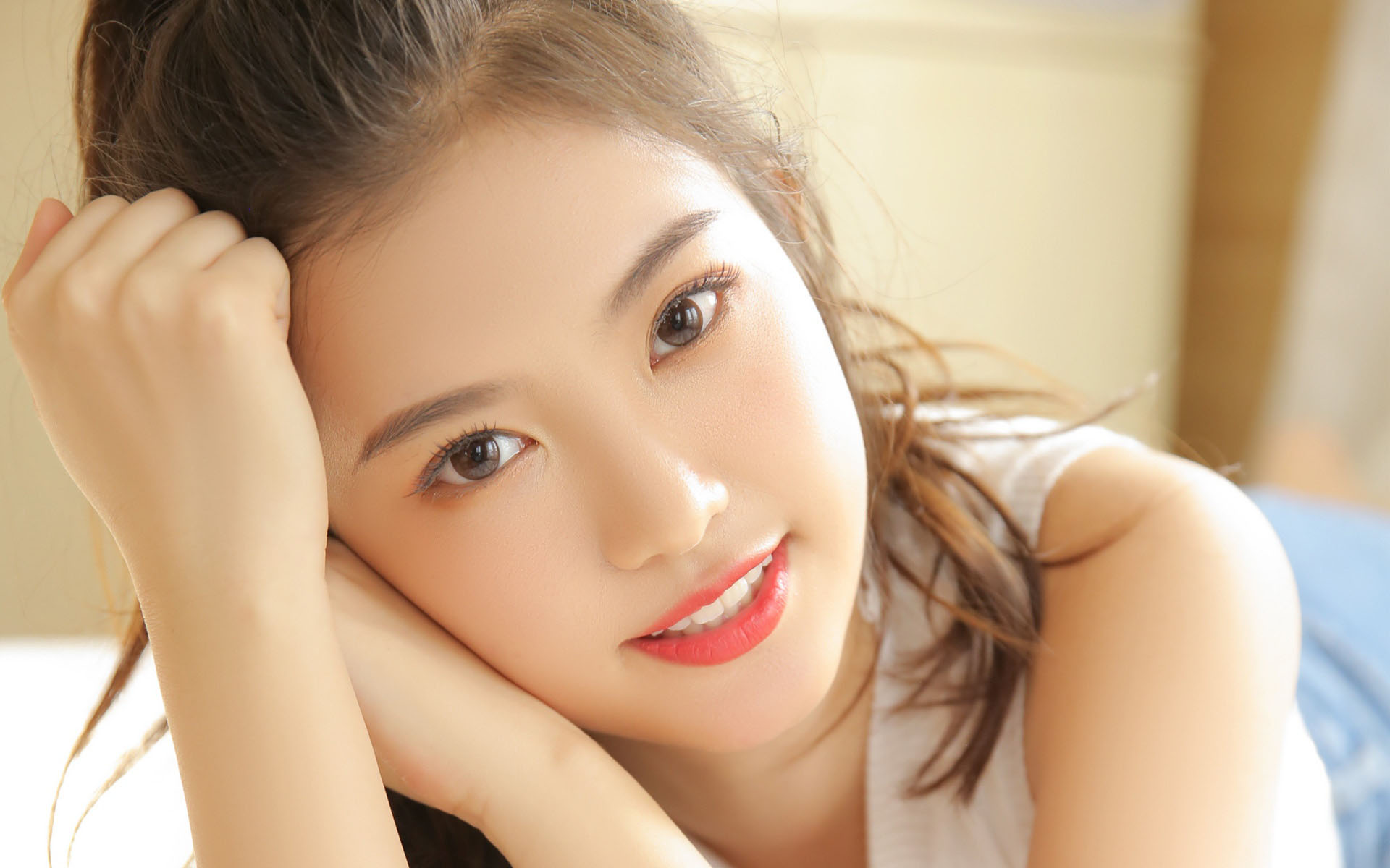 清新养眼美女