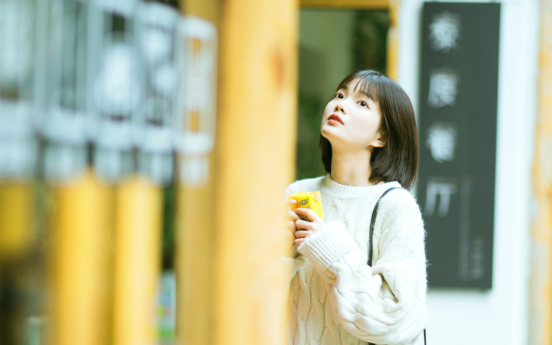 养眼清纯美女小清新