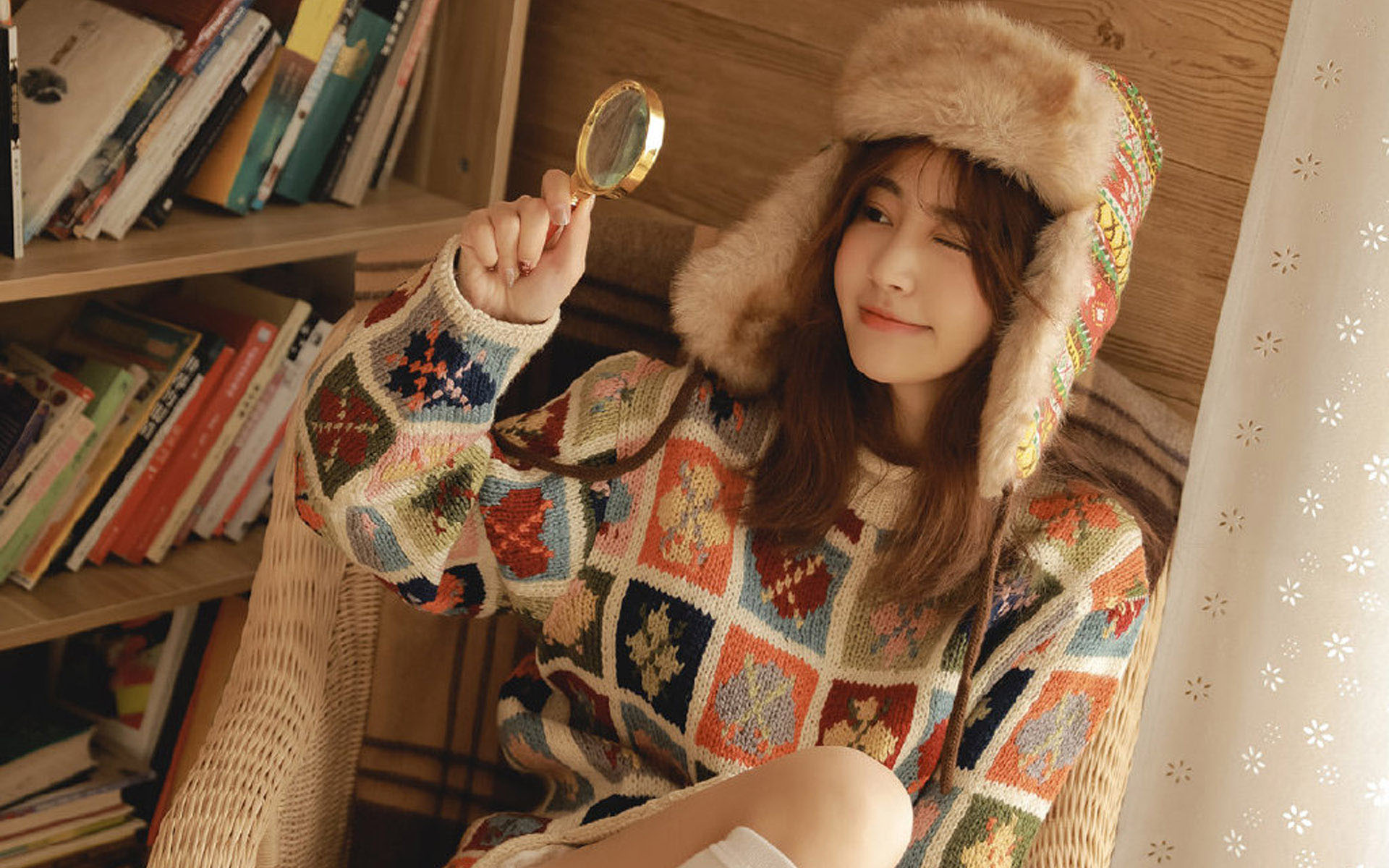 可爱居家美少女