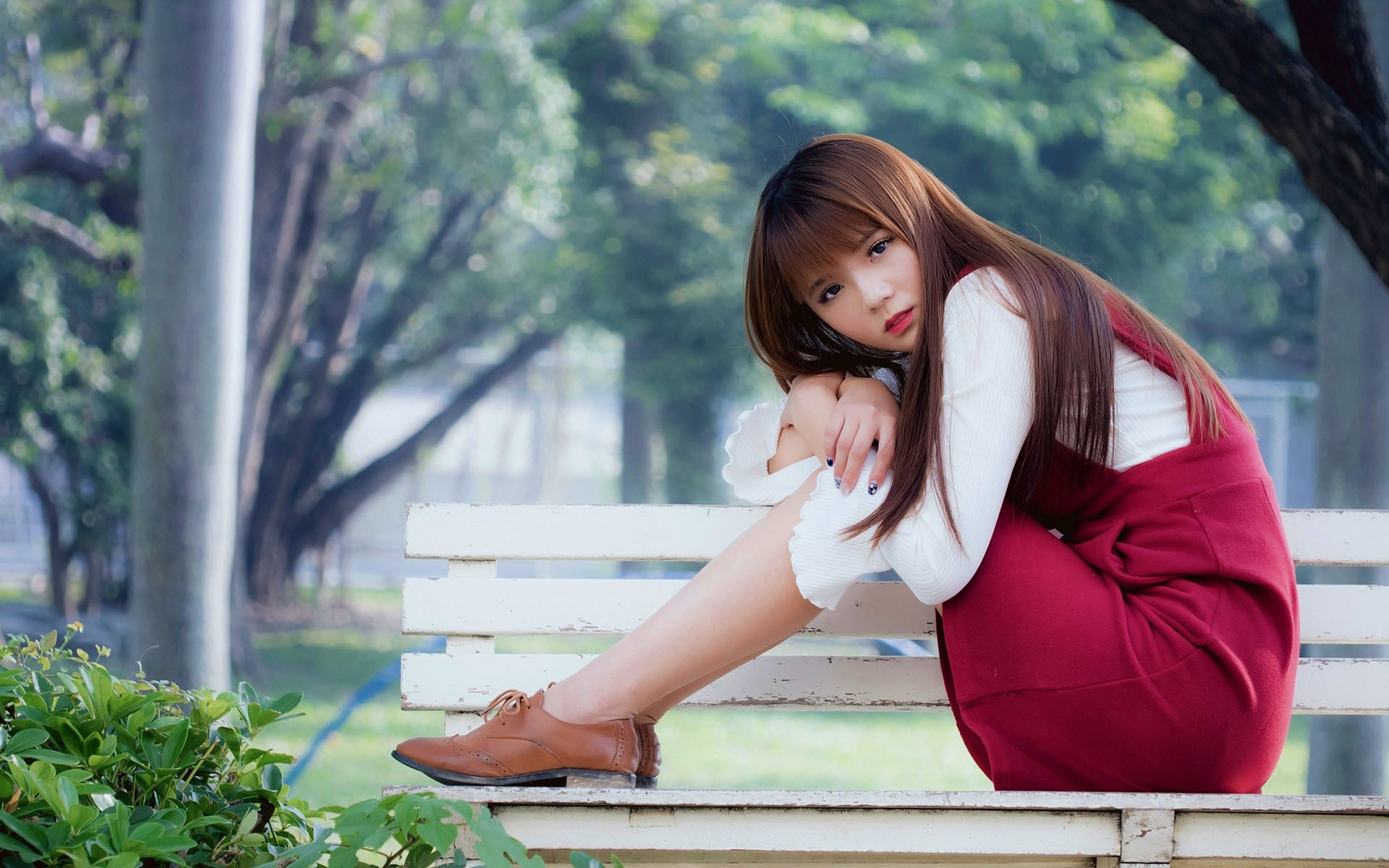 清新治愈系美女