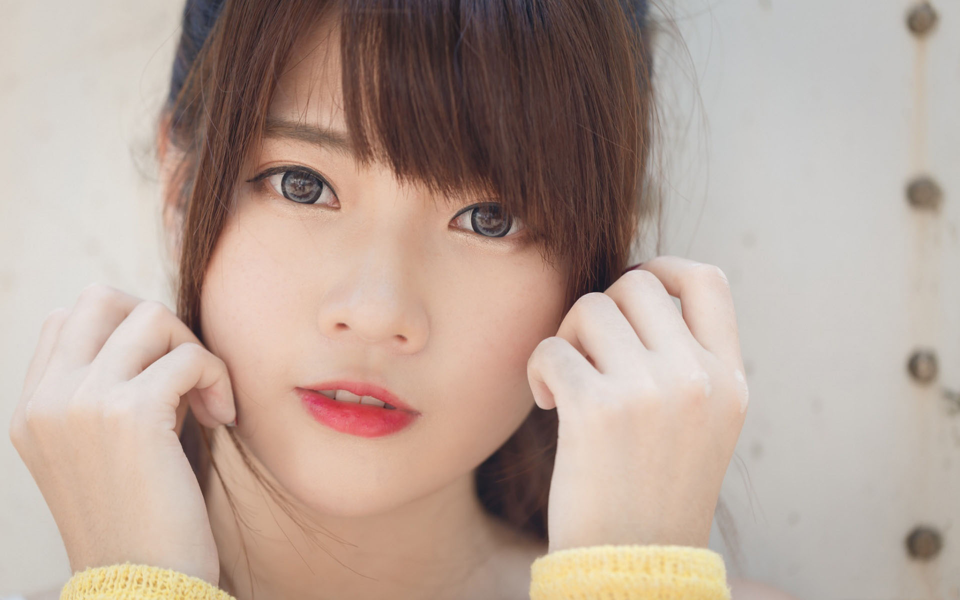 清新治愈系美女