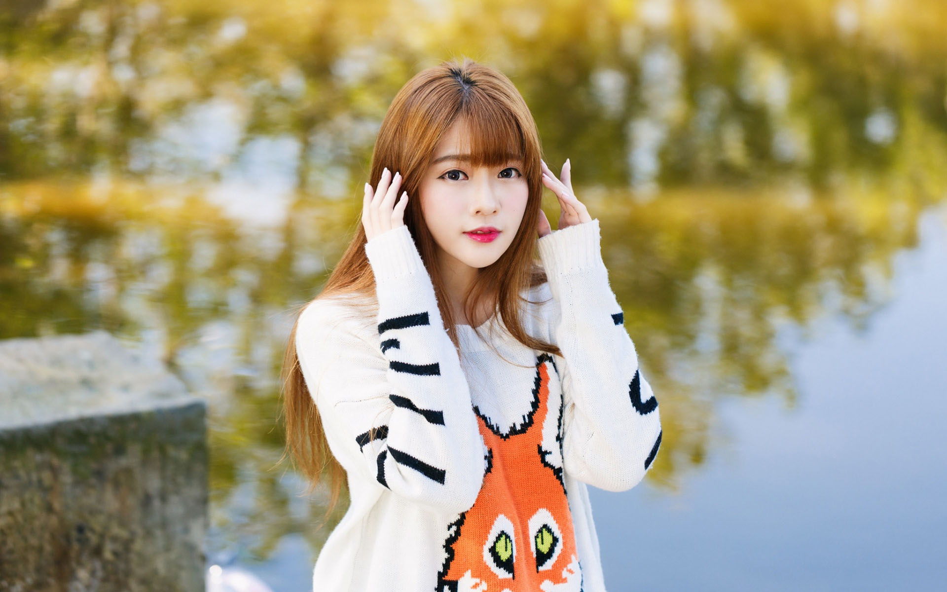 清新治愈系美女