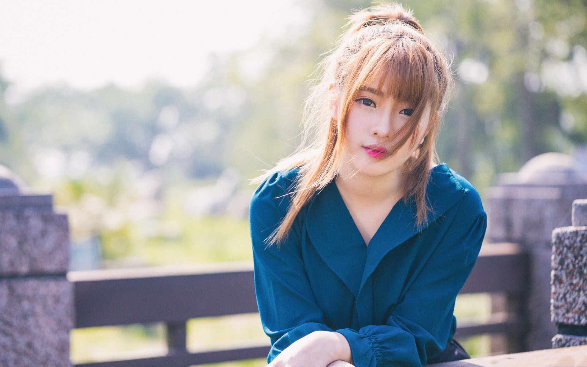 清新治愈系美女