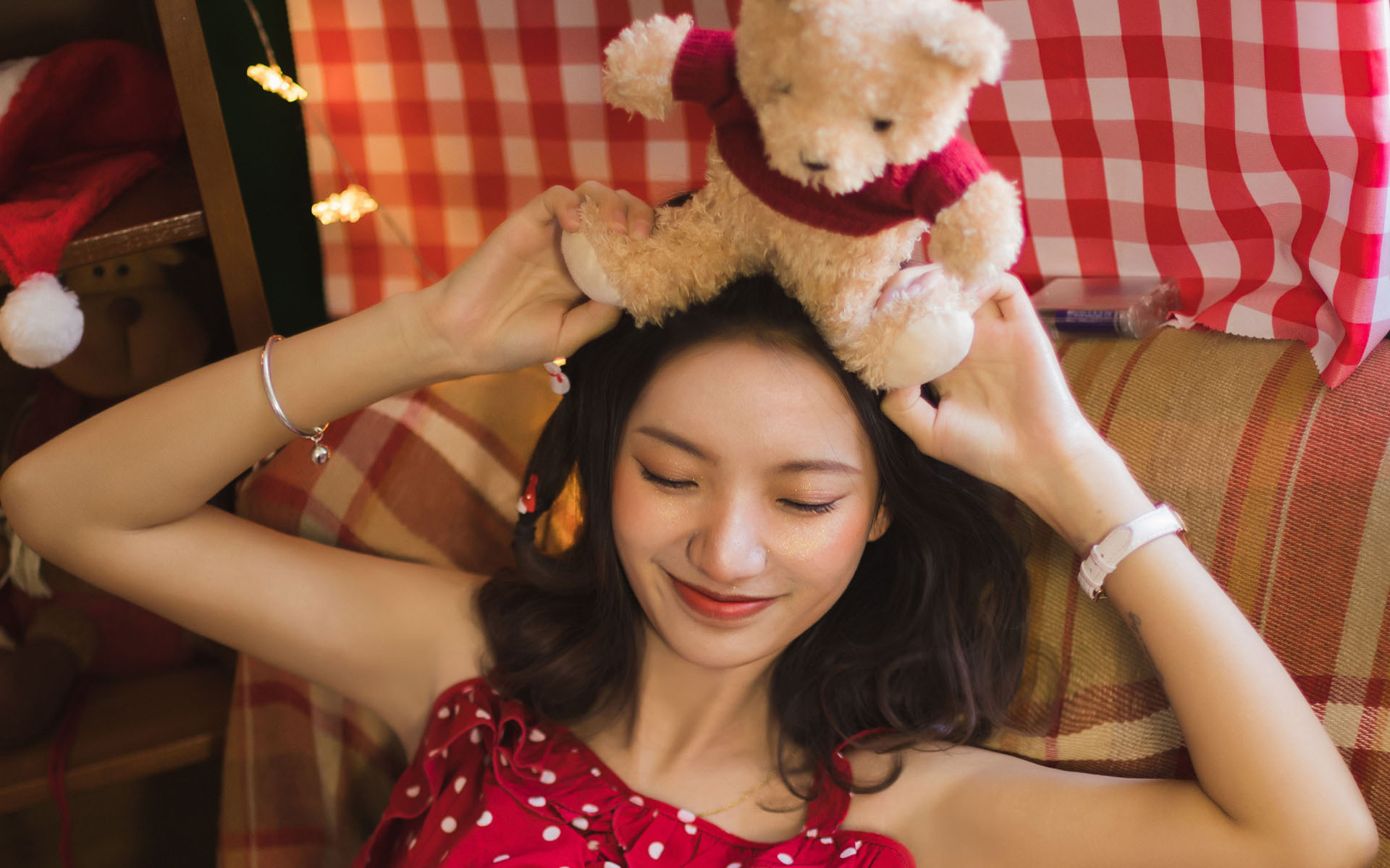 圣诞美女
