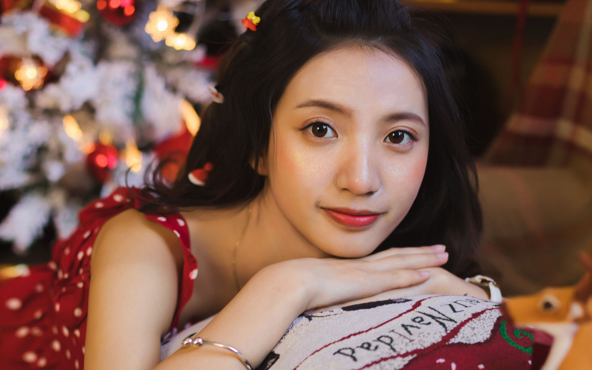 圣诞美女