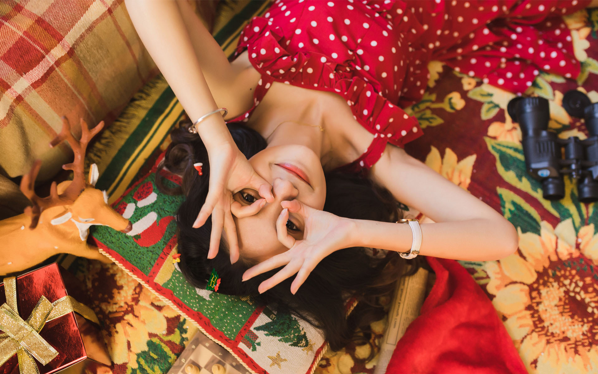 圣诞美女