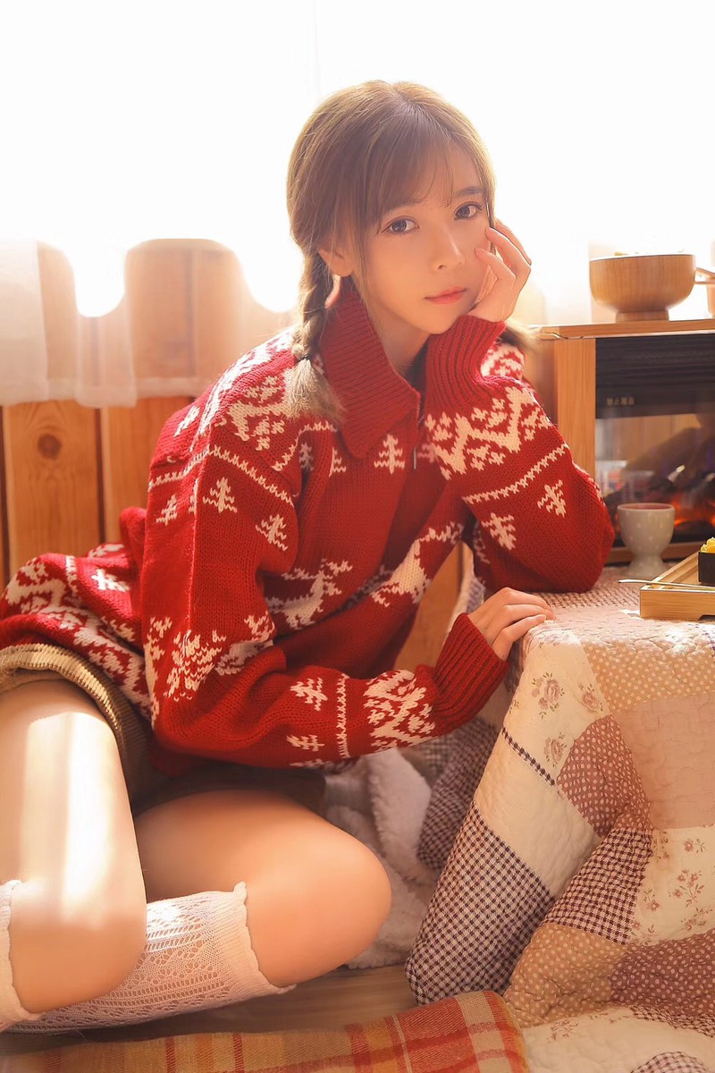 红色衣服的小麋鹿