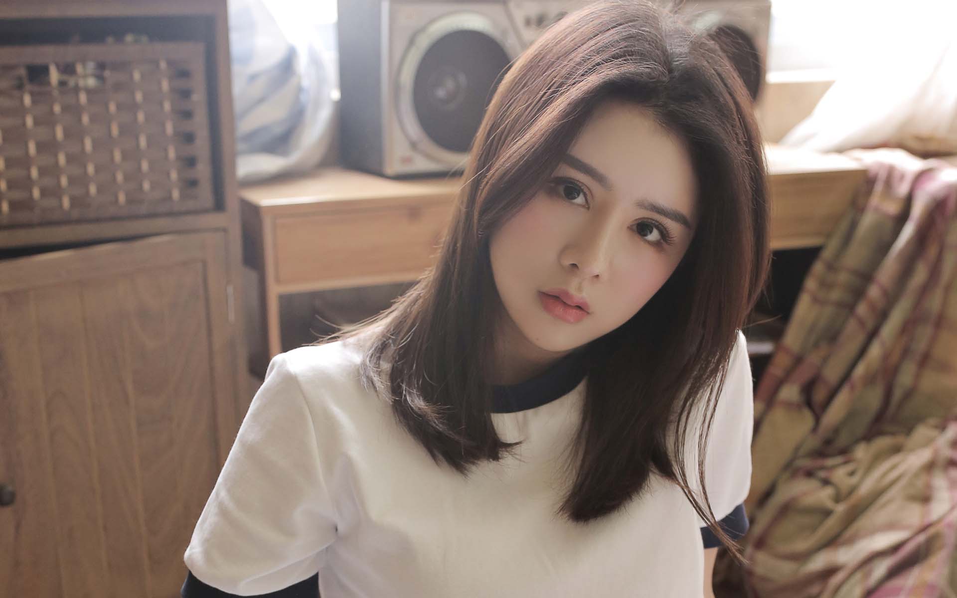 运动服美女