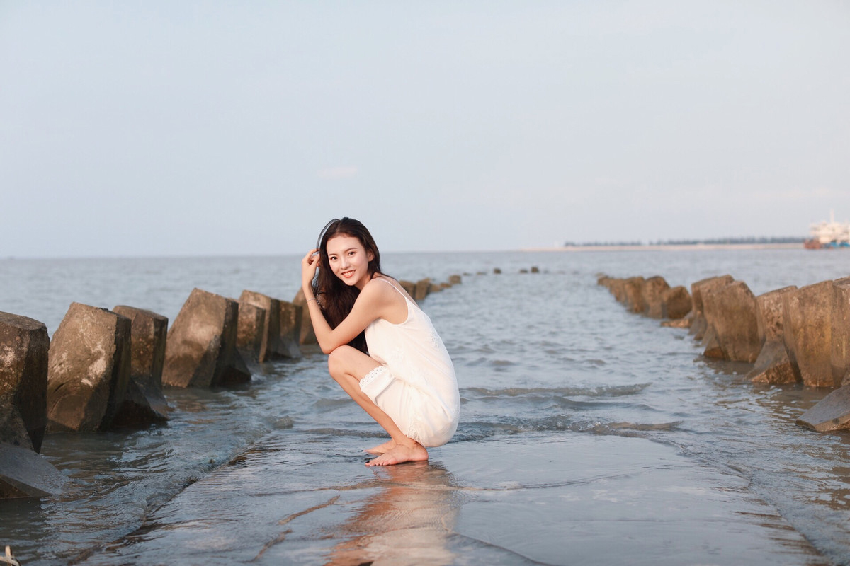 辰辰—海边