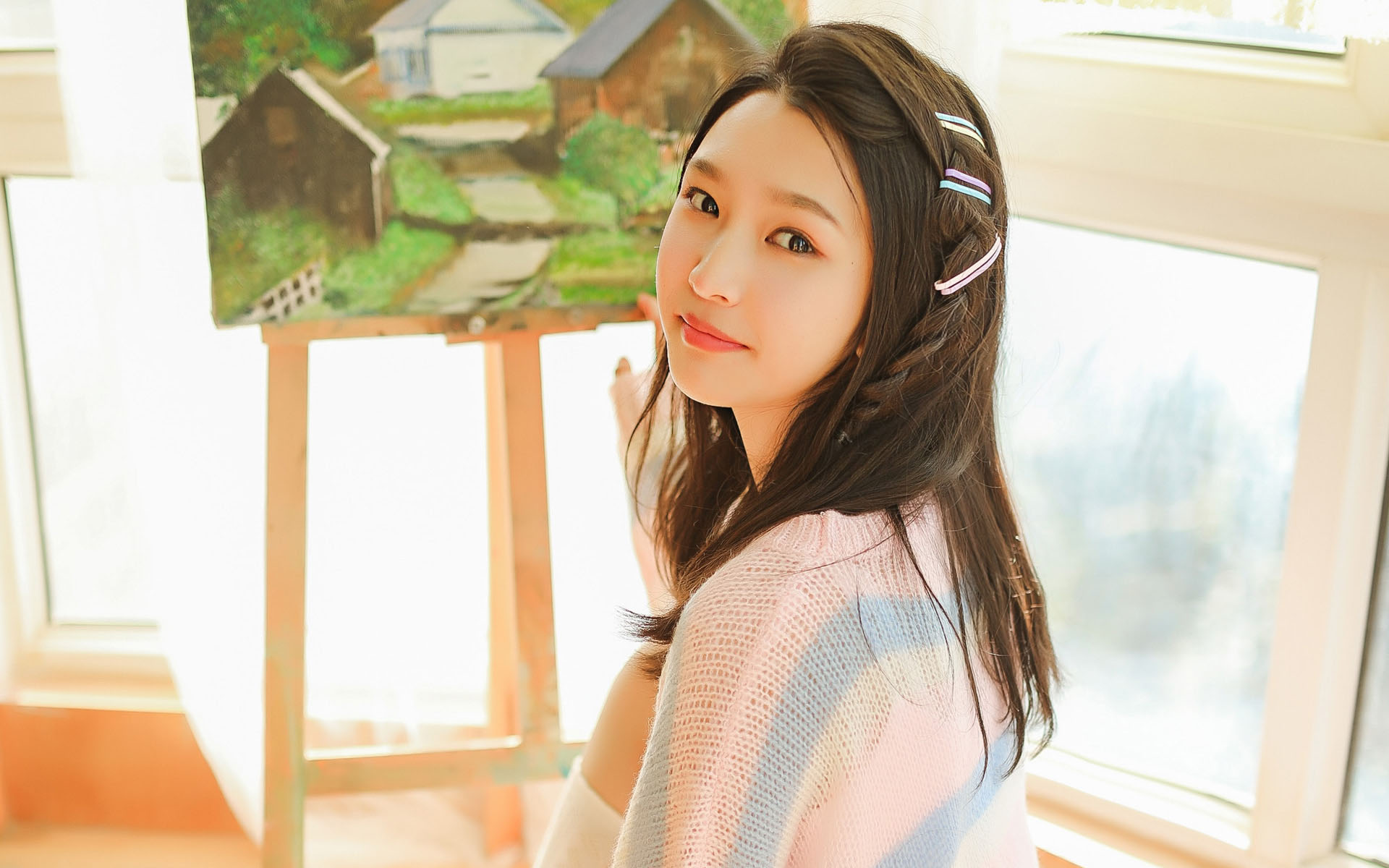 长腿美少女