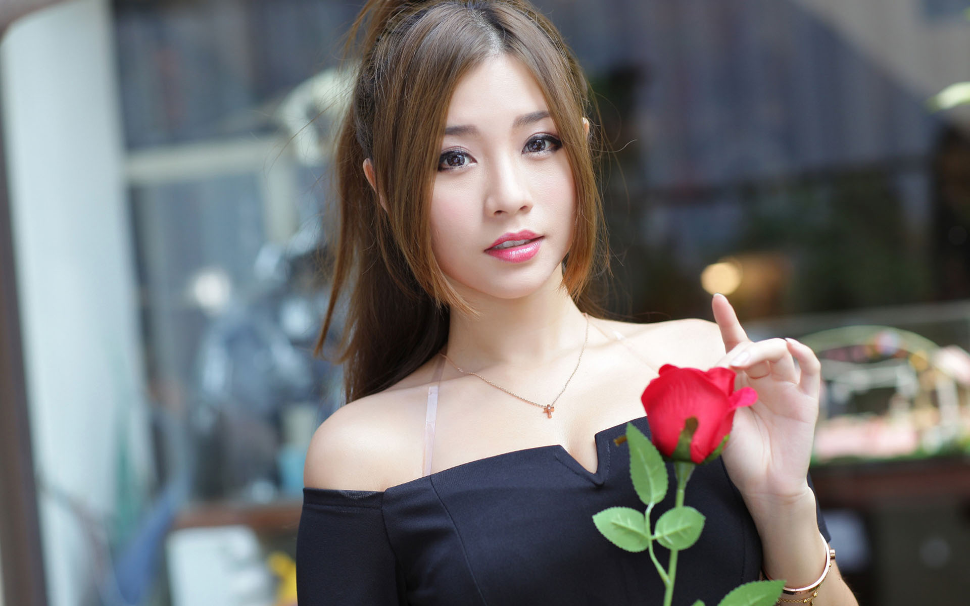 清新治愈系美女